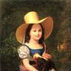 艺术家女儿弗雷德丽卡·威廉米娜·玛格丽塔·伊丽莎白·皮尼曼的肖像