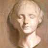 Study of Female Head: Grisaille