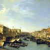 威尼斯，大运河，向西南看，从里亚尔托桥到佛斯卡里宫