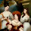 罗斯西的伊丽莎白·斯图尔特夫人，还有她的女儿夏洛特和路易莎