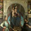 圣母和圣婴坐在士兵圣徒和施洗者圣约翰之间（拉帕拉斯特鲁齐）