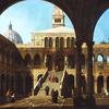 威尼斯：总督宫殿庭院的随想景观，巨大的鳞片