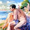 海滩上的男人