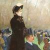 At the Auteuil races - On the chair