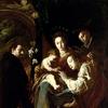 圣母和圣婴凯瑟琳，多米尼克和殉道者彼得